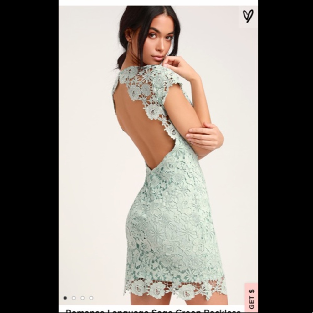 Lulus XS backless dress